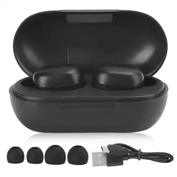

Earphones Sports Headset Wireless Built-in Mic with Charging Box
