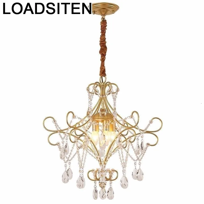 Industrieel Touw Crystal Lampadario Cameretta Bambini Lampen Современная Подвесная лампа для дома | Лампы и