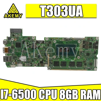 

T303UA motherboard REV1.2 For Asus T303U T303UA T303 I7-6500CPU 8GB RAM Laptop mainboard Tested Working free shipping
