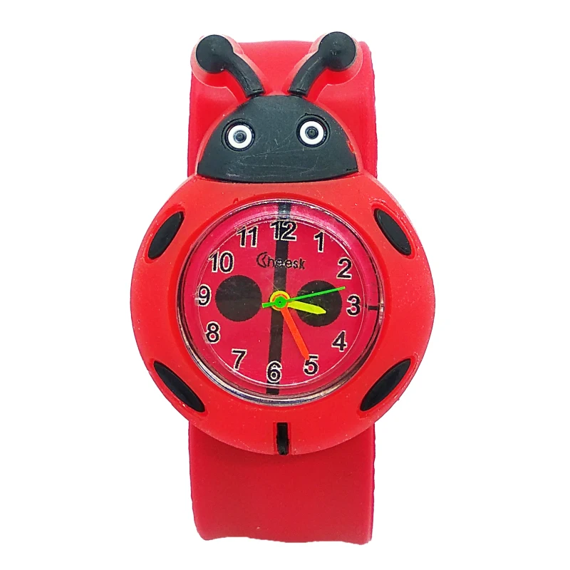 hot selling children watch for girls boys cartoon animal team waterproof digital kids watches student child gift baby clock - Color: Yellow