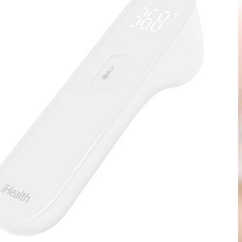 Для Xiaomi mi дома mi jia IHealth термометр Точный Цифровой Инфракрасный клинический Бесконтактный измерение светодиодный - Цвет: White