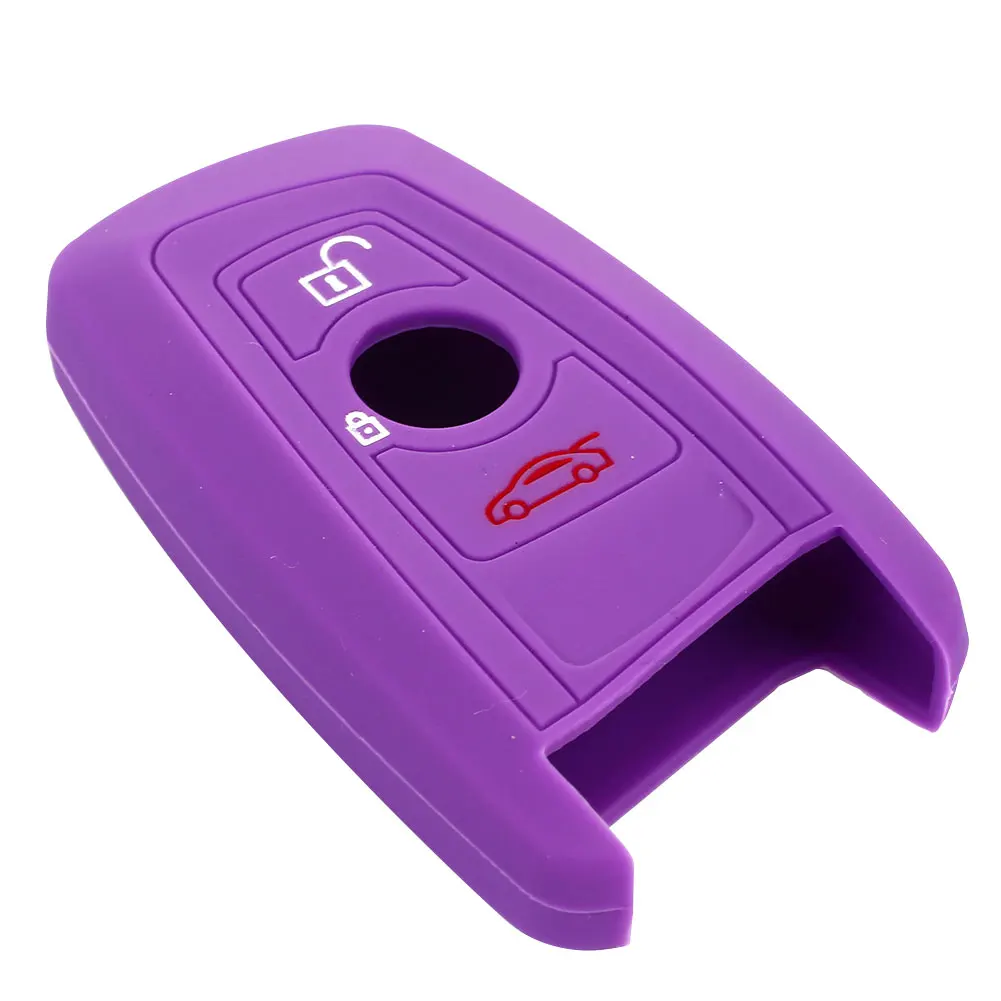 Vehemo Foldable Silicone Remote Fob Cover Car Remote Control Case Protection Silicone Key Case Vehicle Automobile Flexible