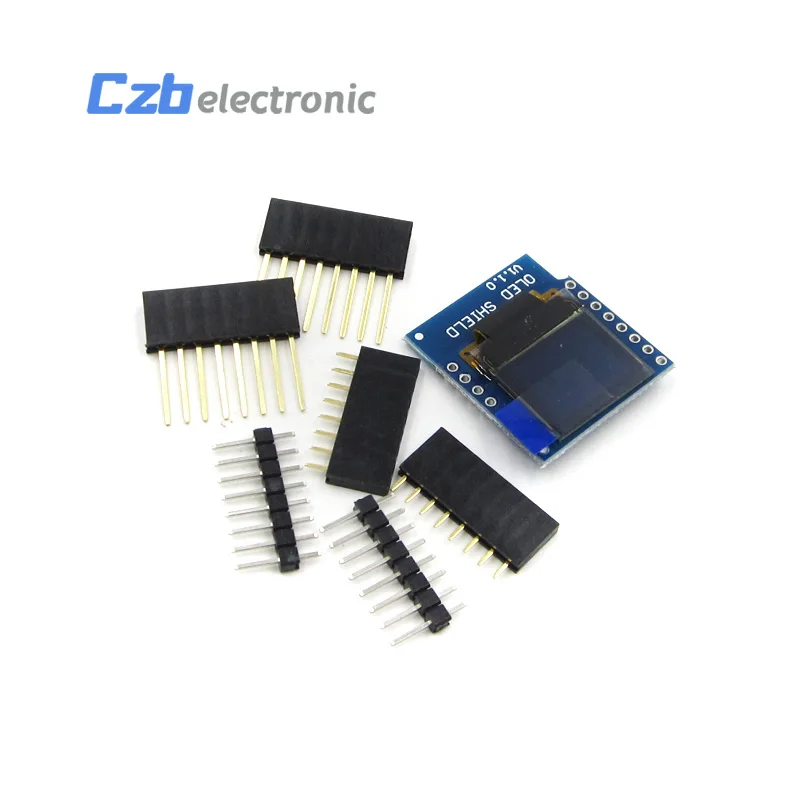 SSD1306 oled экран для WeMos D1 Mini IIC IEC IOT 0 66 дюймов 64X48 модуль 3 В Mini|Комплекты умного дома| |
