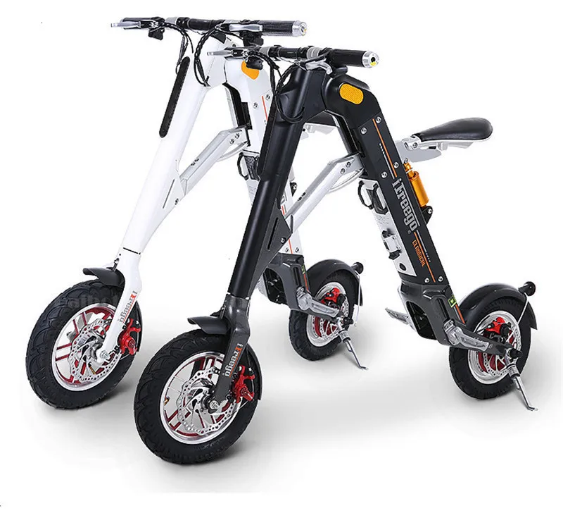 Daibot Portable Electric Bike Two Wheel Self Balancing scooters 12 inch 280W 36V48V Foldable Electric Scooter For Adults        (5)