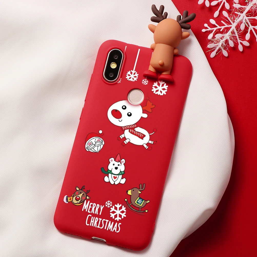 Рождественский чехол с рисунком оленя для Xiaomi mi A3 9 8 Lite SE Explorer CC9 CC9e A1 A2 Lite Red mi Note 7 5 6 Pro S2 Y2 7S матовый чехол