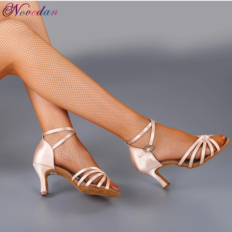 Dance Shoes Women Latin Salsa Tango Ballroom High Heels