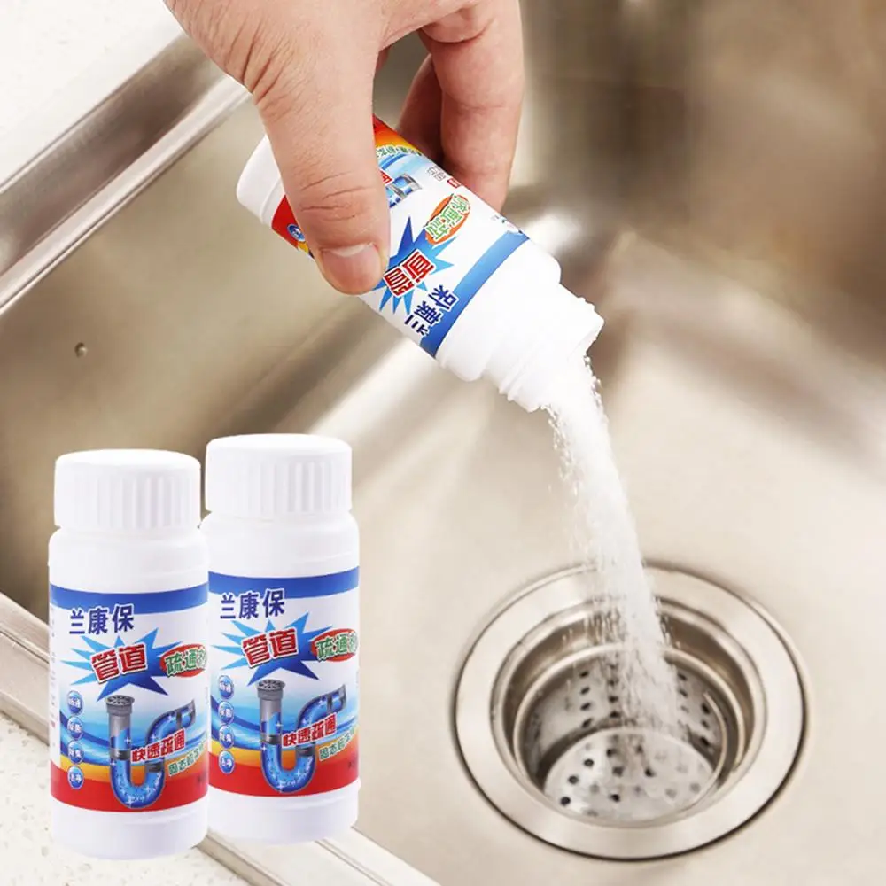 

Kitchen Pipe Dredging Cleaner Pipe Powder Cleaning Tub Toilet Pipe Dredge Agent Draining Quick Foaming Toilet Cleaner