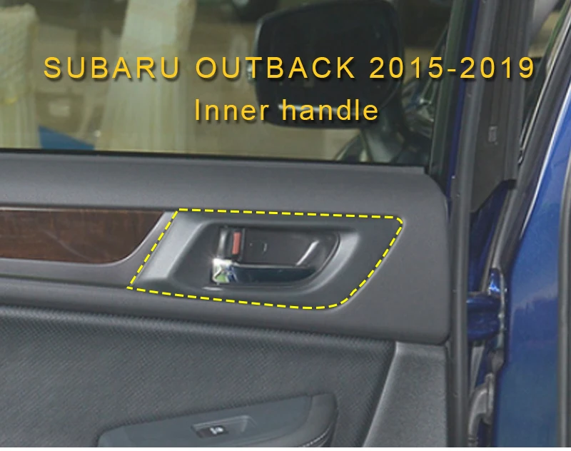 Для Subaru Outback- автомобильный Стайлинг задняя дверь багажника Бампер Защитный чехол для крыла порога крышка отделка стикер аксессуары