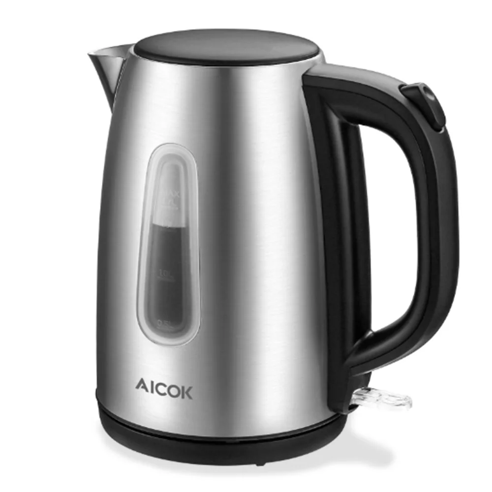 

1.7L Electric Kettle Stainless Steel 1500W Fast Heating Boiling Teapot Water Boiler Coffee Tea Insulation Pot Household Kitchen