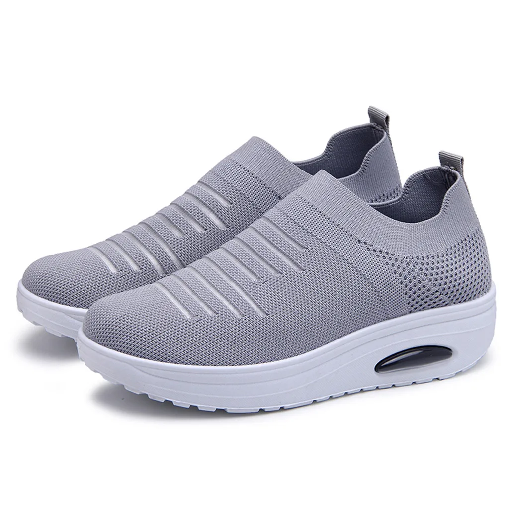 SAGACE Fashion Women Loafers Vulcanize Shoes Female Mesh Breathable Sneakers Shoe Ladies Slip On All Season Casual Shoes