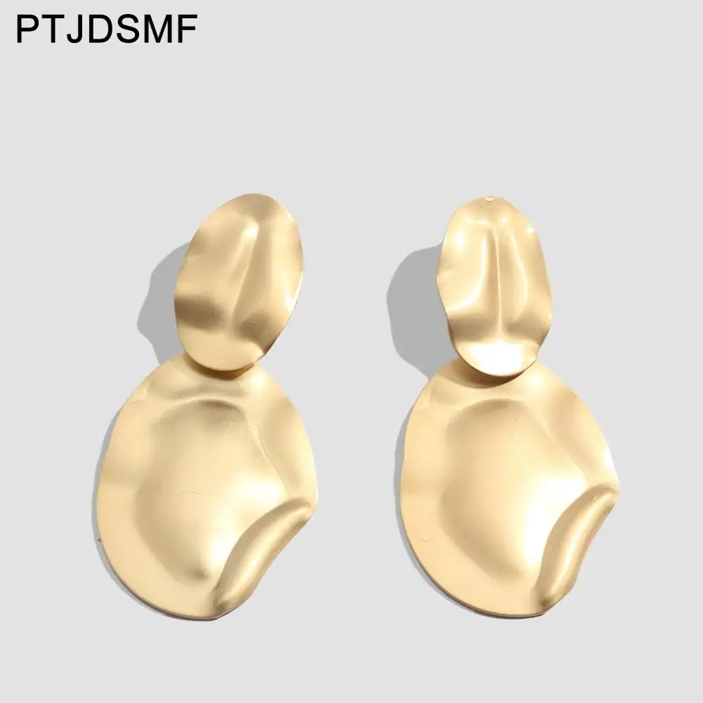 PTJDSMF Модные Цветные Висячие серьги для женщин винтажные геометрические