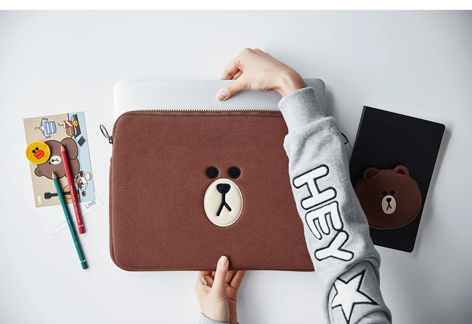 Cute Laptop case bag sleeve 11 12 13 14 15 15.6 inch For Funda Apple