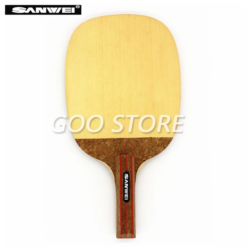 

SANWEI Table tennis blade R2 HINOKI Japanese Penhold solid cypress JS ping pong racket bat paddle