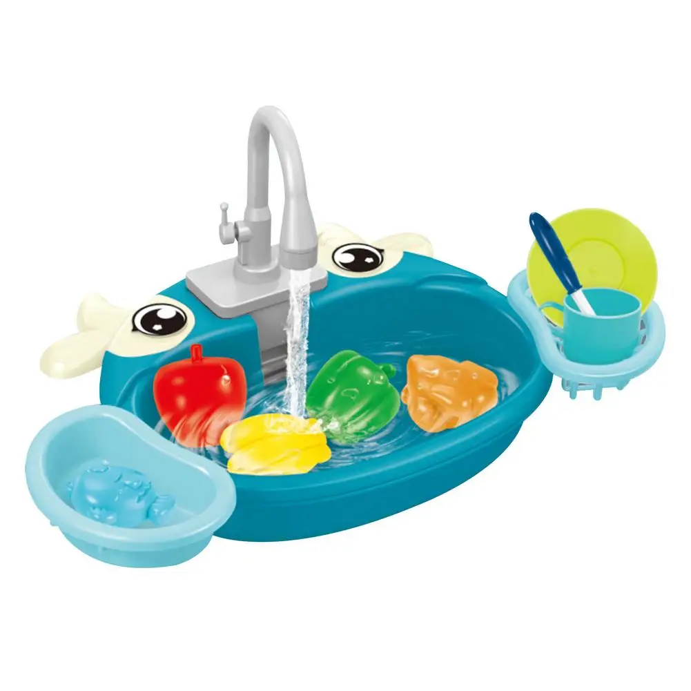 Kitchen Sink Toys With Running Water Educational Funny Gifts For Girls And Boys Children Simulation Kitchen Toys Suit