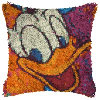 

Cartoon Cushion Latch Hook Kit Pillow Mat DIY Craft Home decor Cross Stitch Needlework Crocheting Cushion Embroidery