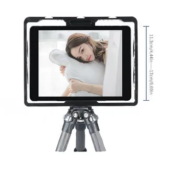 

Adjustable Tablet PC Cage Stabilizer Camera Tripod Mount Stand Universal for 7.9in-11in Tablet For Micro-film Making recording