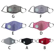 Противопылевая маска из хлопка PM2.5 для лица и рта, одноцветная ретро-клетчатая печать, регулируемый респиратор для ушей с углеродным воздухом