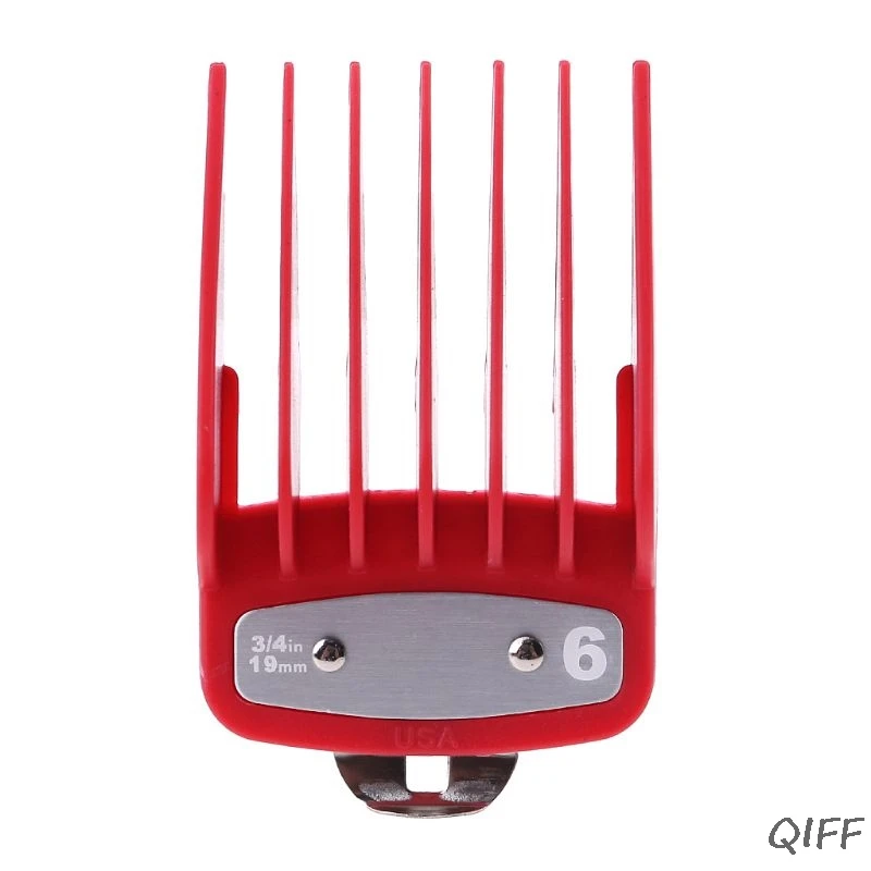 1PC/2PCS Professional Cutting Guide Comb Hair Clipper Limit Comb with Metal Clip