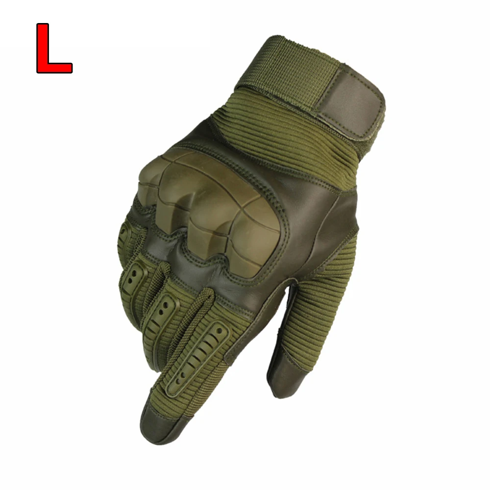 

Motorcycle Full Fingers Gloves Leather Touch Screen Racing Motorbike Driving US