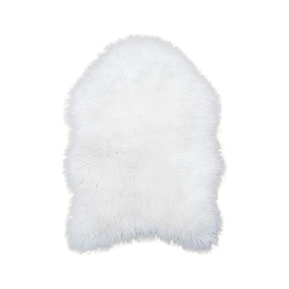 

Soft Artificial Sheepskin Rug Chair Cover Artificial Wool Warm Hairy Carpet Seat Pad Round Area Rugs Floor Mat Kids Play Rug 827