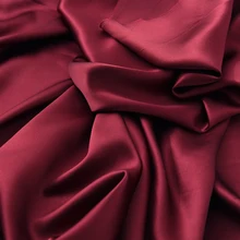 30 MLB темно-красный плотный атлас 1,14 m широкий специальный плотный шелк, атлас тяжелый Гладкий креп атласное платье