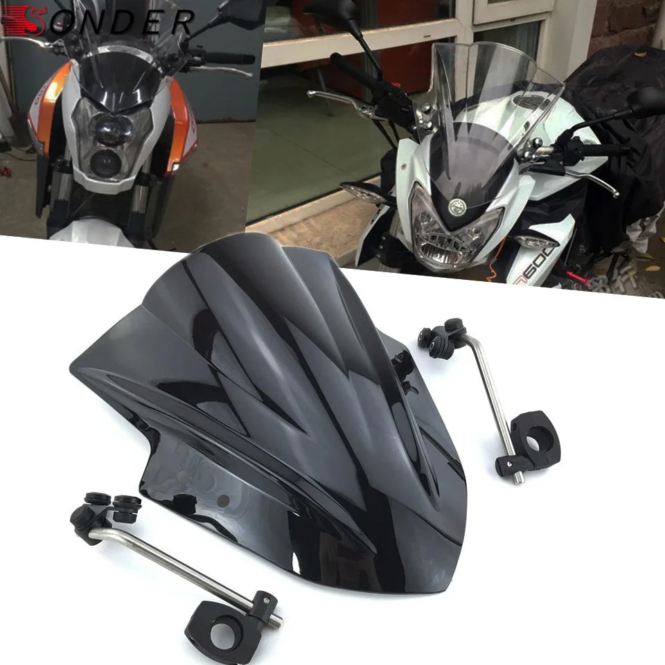 Экран с двойными пузырьками для Benelli BJ600 BN600i TNT600 BJ250 BJ300 BN BJ TNT 250 251 300 600 302 2010 2016