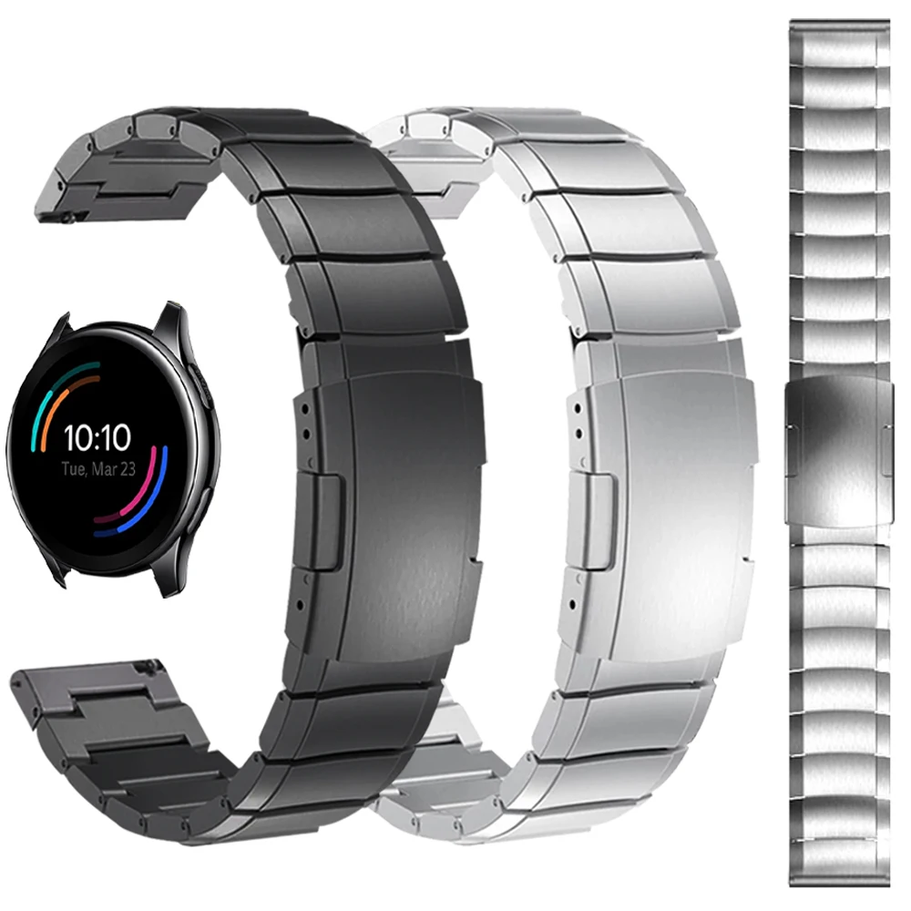 

Stainless Steel Metal Strap for Oneplus Watch/One Plus Smartwatch Band Watchband Bracelet Replaceable Belt Wristbands Correa