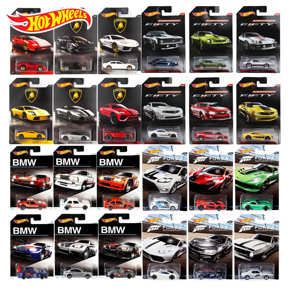 Оригинальный автомобиль Hot Wheels 1:64 Коллекционная серия 50 я годовщина Rambogini Honda Ford
