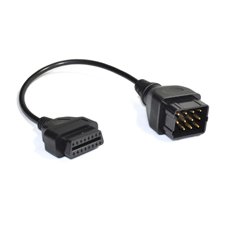 Connettore Obd2 Per Auto Per Renault Adattatore Femmina Da 12 Pin A 16Pin Obd 2 Cavo Di Prolunga Obdii Per Cavo Connettore Renault 12 Pin