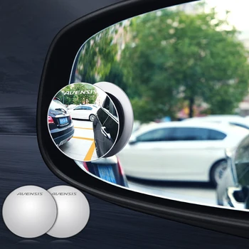 

New material mirror 304 stainless steel Car 360° rotating Small Round Rearview Parking Mirror fit for Toyota AVENSIS t25 t27