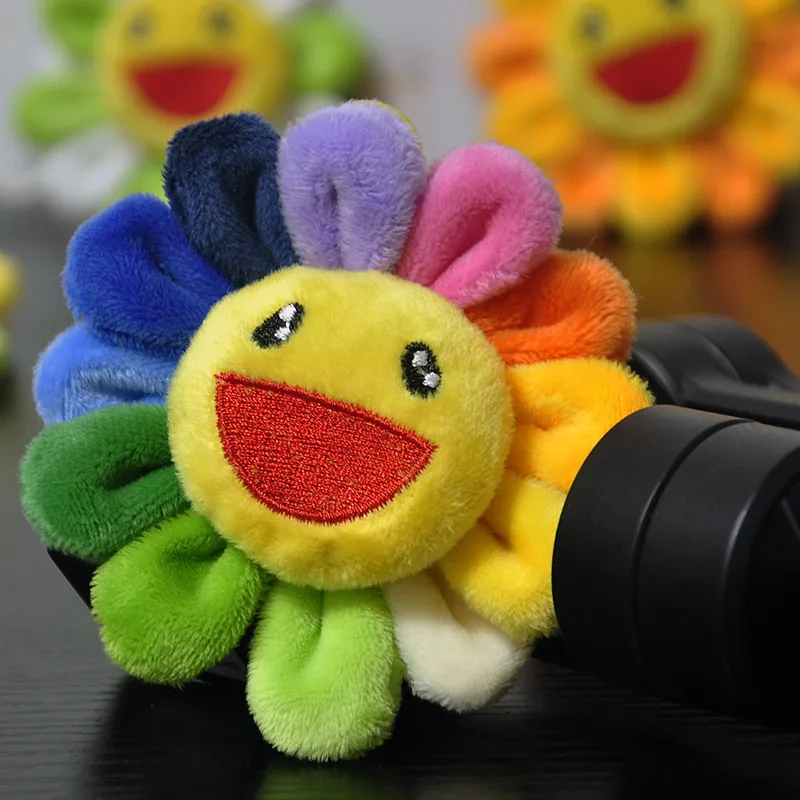 

Sunflower Plush Toy Brooch Colorful Flower Cartoon Plush Pendant Children Toy Kindergarten Prop Kids Reward Gifts