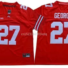 Новое поступление высокое качество NCAA Джордж#27 футболка колледжа Джерси S-XXXL