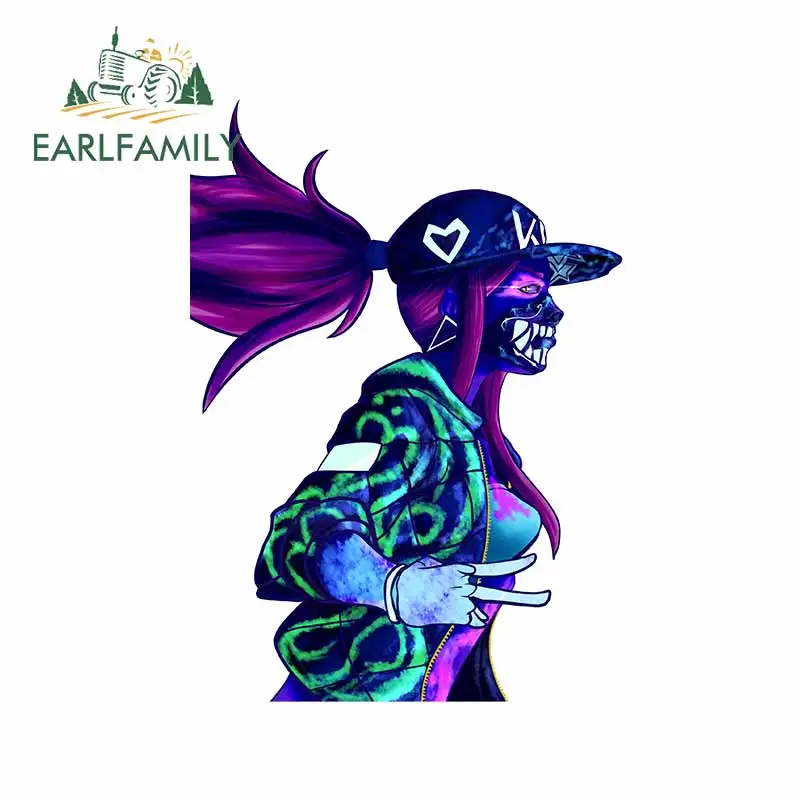 EARLFAMILY 13 см х 9 4 для Kda Akali League of Legends оригинальная наклейка креативные