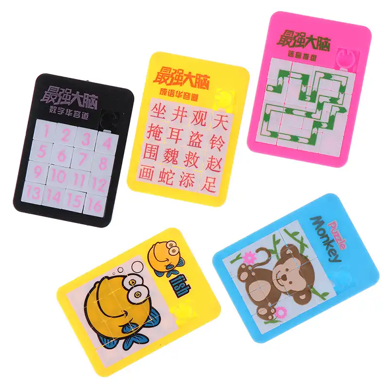 rompecabezas de plastico