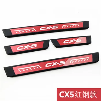 

Original Stainless Steel Scuff Plate/Door Sill Door Sill For Mazda CX-5 CX5 CX 5 2017-2020 Car Styling Accessories