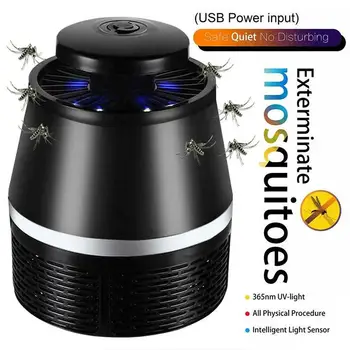 

Convenient Anti-Mosquito Lamp 5V UV Light Fly Desktop Mosquito Killer Lamp Mosquito Repellent USB Pest Control Bug Zapper