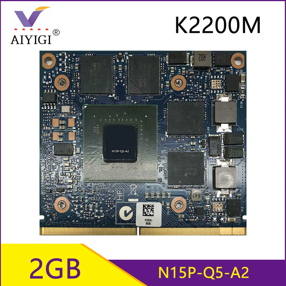 Квадро K2200M K2200 GDDR5 2 Гб Видео Графика карты с X-кронштейн N15P-Q5-A2 для Dell M6700 M6800 HP ZBook15 G1