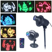 Инженерный ABS светодиодный уличный прожектор лампы проекты Рождество цвет 3D узоры рождественские вечерние светодиодное садовое освещение^ 30