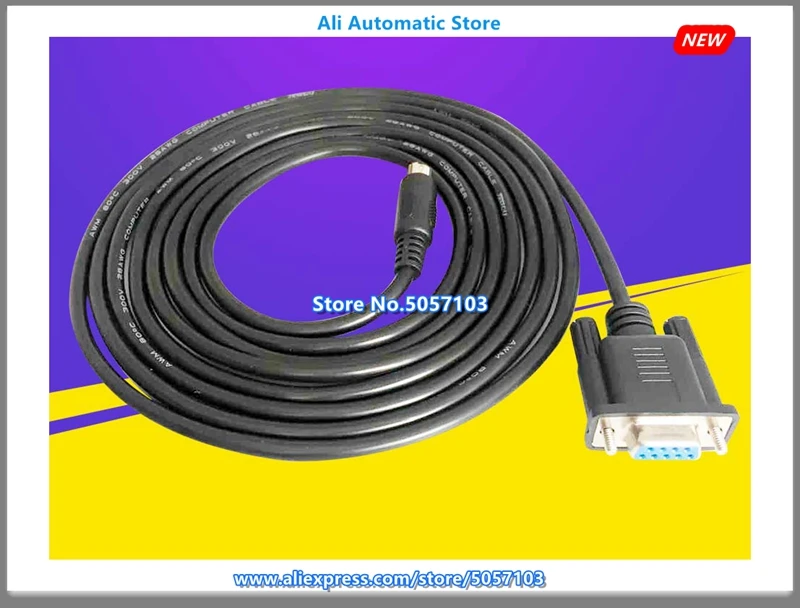 Applicable to MCGS and Huichuan PLC communication connection cable TPC-HOU 3 M 5 M 10 m