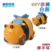 D080 [длина 18,2 см] пятьсот различных дополнительных DIY виниловых борцовок не плохой негипсовая кукла цветной рисунок