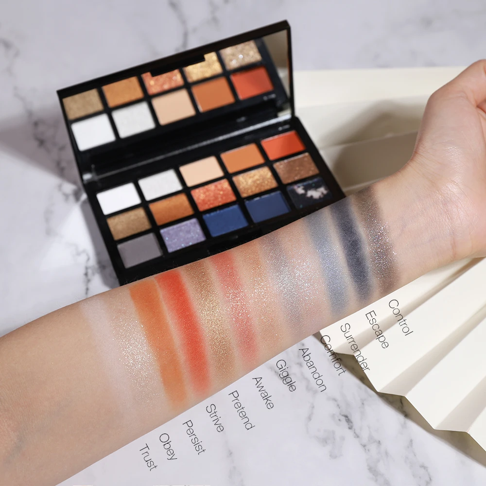 BANXEER 2 pcs Eyeshadow Palette Matte Shimmer Nude Eyeshadow Makeup Palette 15 colors Waterproof Eye shadow Powder Cosmetic Tool BANXEER 2 pcs Eyeshadow Palette Matte Shimmer Nude Eyeshadow Makeup Palette 15 colors Waterproof Eye shadow Powder Cosmetic Tool