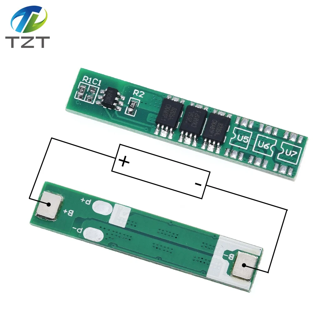 1S Cell PCB BMS 18650 Protection Board Li-ion Lithium Battery 