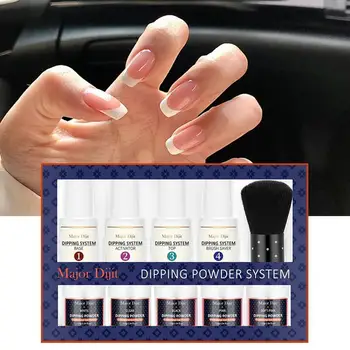 

1set Nail Infiltration Powder Set Nail Powder Pigment Glittery Infiltration Powder Set Nail Nail Kit Desiccant Professional Q8I1