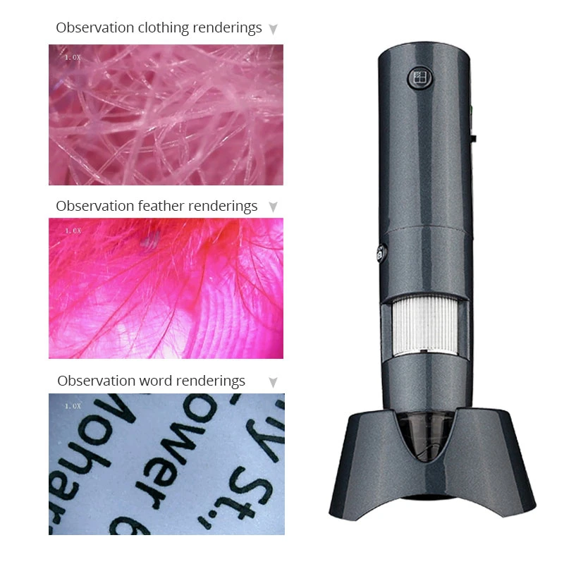 Microscopio Digital inalámbrico para análisis de la piel del cabello, Digital LED de 3.0MP, 300X, WiFi, Imagen Clara|microscope camera|digital microscope cameramicroscope 300x -