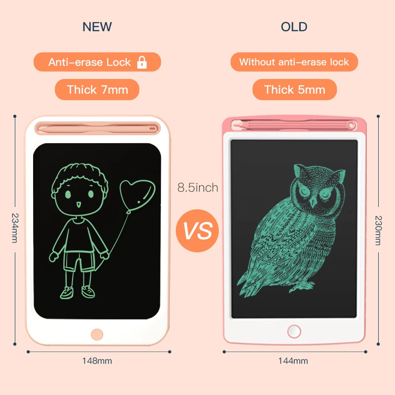 Online Beiens Drawing Toys for Kids LCD Drawing Board Children Drawing Tablet Scratch Painting Toy with Anti erase Lock Birthday Gifts