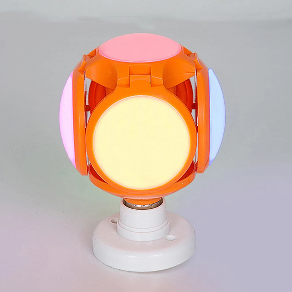 Super Bright LED Folding Bulb E27 40W Football Modeling Lamp AC 85-265V LED Bulb Bubble Ball Bulb Foldable Replace Halogen Light 19