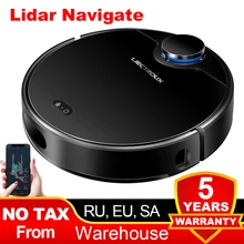 

Liectroux ZK901 Lidar Robot Vacuum Cleaner,Laser Navigation&Mapping,Breakpoint Resume Clean,6500Pa Suction,VoiceControl,Wet Mop