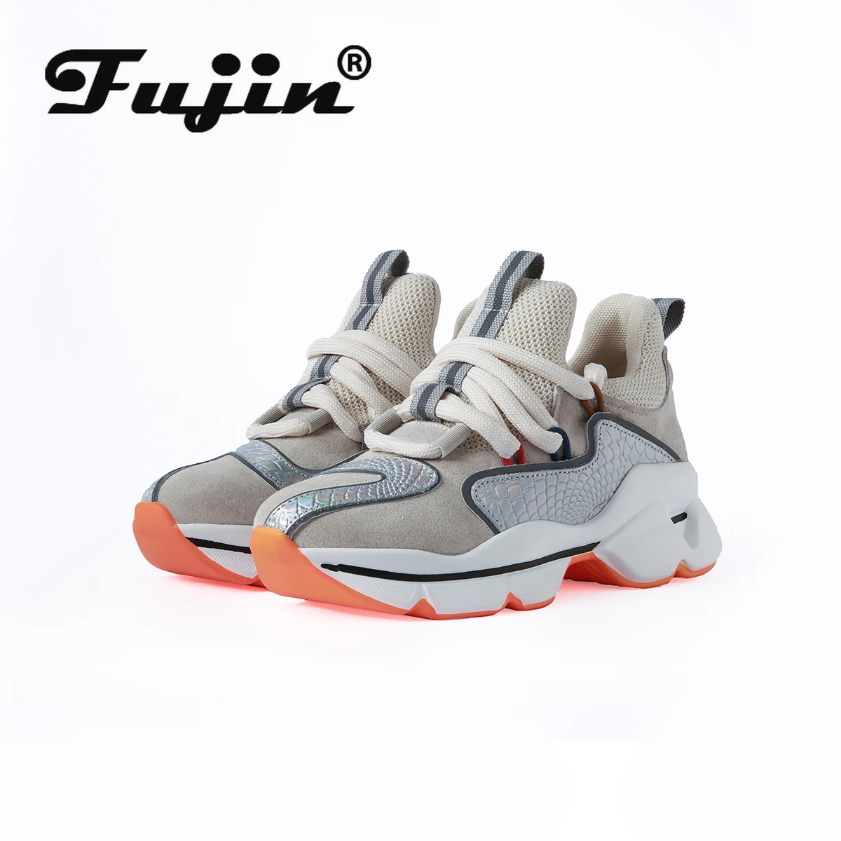 

Drop Ship Women sneakers lace up round toe spring summer platform sneakers ladies fashion casual shoes female size