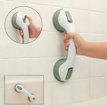 

Anti Slip Strong Bathroom Handle Bathroom Bath Tubs Two Suction Cup Handrails Support Doors Windows For Elderly Children Safety