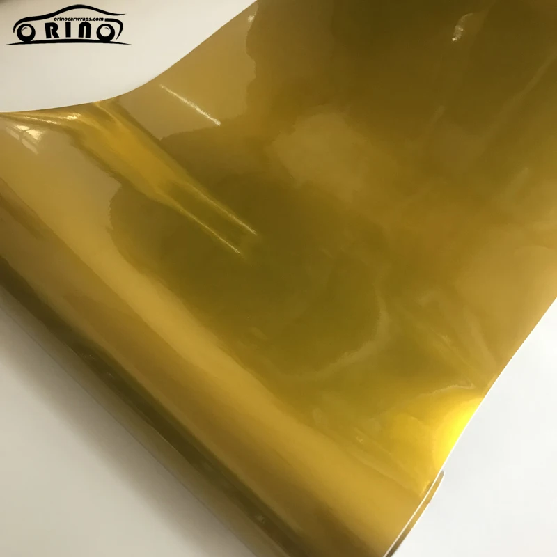 Golden Gloss Metallic Vinyl Film Sticker-5